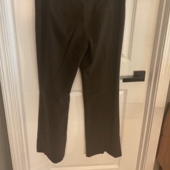 AB Studio - Townsend - Flat Front Wide Leg Dress Pants - Brown - Ladies Size 8 - Picture 5 of 13
